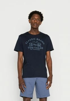 TOM TAILOR PRINTED - Print T-shirt - Sky Captain Blue