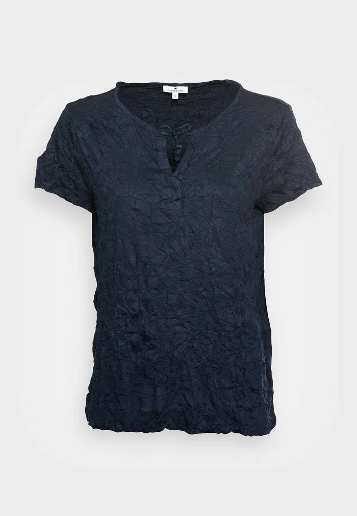 TOM TAILOR Print T-shirt - Sky Captain Blue 6 TOM TAILOR Print T-shirt - Sky Captain Blue - Image 4