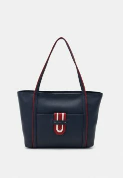TOM TAILOR FRANCY ZIP SHOPPER - Tote Bag - Mixed Maritim