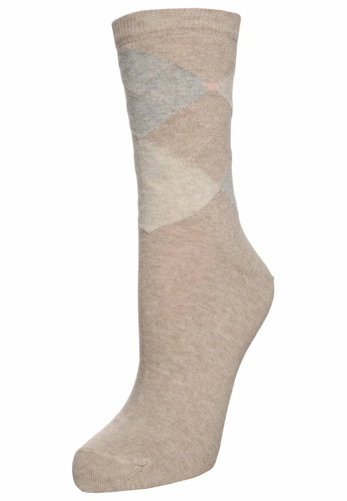 TOM TAILOR ARGYLE 4 PACK - Socks - Beige/grau 4 TOM TAILOR ARGYLE 4 PACK - Socks - Beige/grau - Image 2