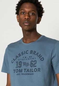 TOM TAILOR PRINTED - Print T-shirt - China Blue -TOM TAILOR online store 6b10d87736864e3ebf0c66dd16c6857f