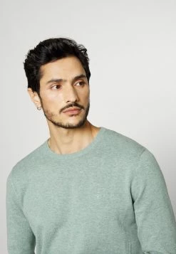 TOM TAILOR BASIC - Jumper - Dark Smoke Green Melange -TOM TAILOR online store 6b2ae68819794e71abf1788c05e6ddd8