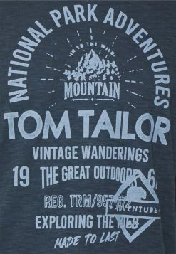 TOM TAILOR Print T-shirt - Sky Captain Blue 7 TOM TAILOR Print T-shirt - Sky Captain Blue -TOM TAILOR online store 6b557b877fa949aab5bb14fd674137d4