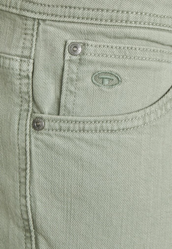 TOM TAILOR COLOURED - Straight Leg Jeans - Dark Smoke Green 5 TOM TAILOR COLOURED - Straight Leg Jeans - Dark Smoke Green - Image 3