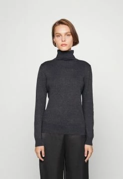 TOM TAILOR BASIC TURTLENECK - Jumper - Evident Anthracite Melange