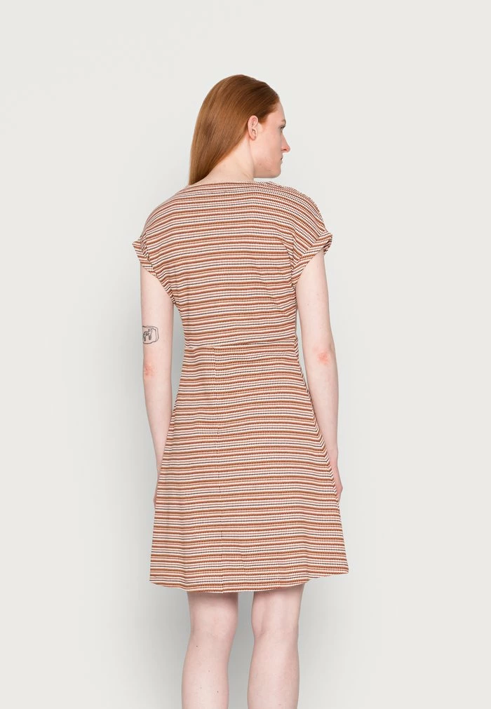 TOM TAILOR COLORFUL DRESS - Day Dress - Orange Structure 5 TOM TAILOR COLORFUL DRESS - Day Dress - Orange Structure - Image 3