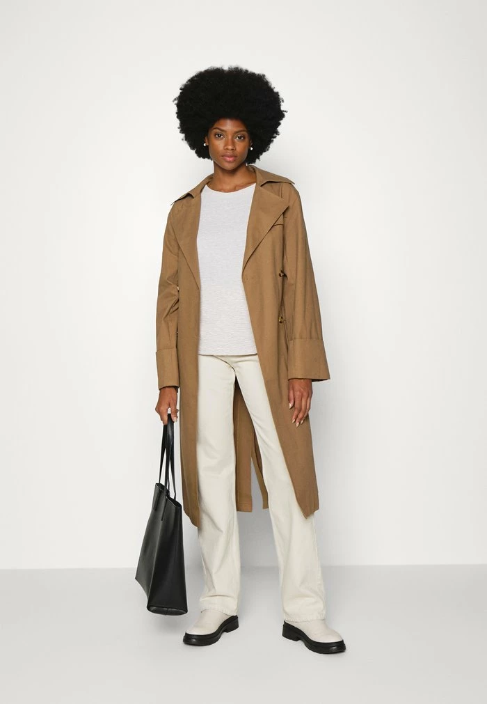 TOM TAILOR STRUCTURE BATWING - Long Sleeved Top - Cold Beige Melange 4 TOM TAILOR STRUCTURE BATWING - Long Sleeved Top - Cold Beige Melange - Image 2