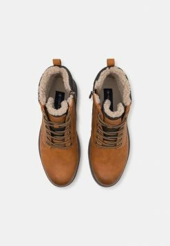 TOM TAILOR Lace-up Ankle Boots - Cognac -TOM TAILOR online store 703da37b987f4a44b690e3f307cb1e40