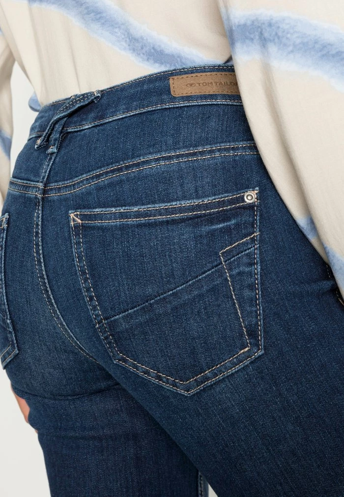 TOM TAILOR ALEXA SLIM - Slim Fit Jeans - Dark Stone Wash Denim 7 TOM TAILOR ALEXA SLIM - Slim Fit Jeans - Dark Stone Wash Denim - Image 5