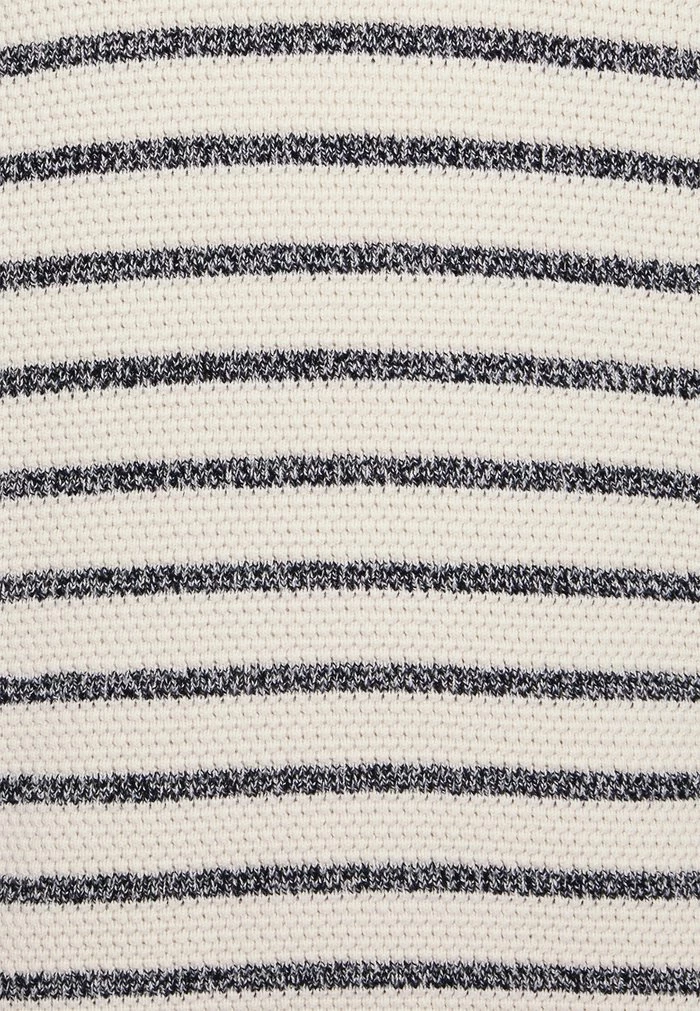 TOM TAILOR Jumper - Creme Navy Structured Stripe 5 TOM TAILOR Jumper - Creme Navy Structured Stripe - Image 3