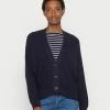 TOM TAILOR CARDIGAN BATWING - Cardigan - Navy Midnight Blue -TOM TAILOR online store 71123e360c234fe38739c1aa2413056f