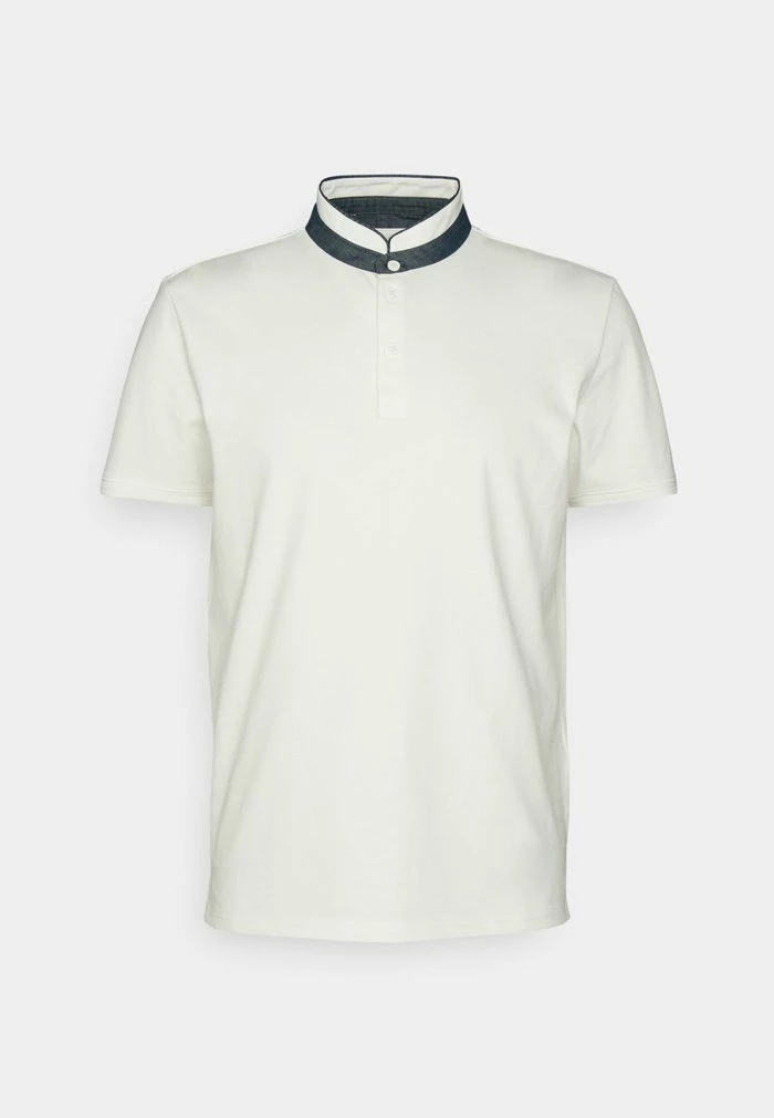 TOM TAILOR MAO COLLAR - Basic T-shirt - Off White 6 TOM TAILOR MAO COLLAR - Basic T-shirt - Off White - Image 4