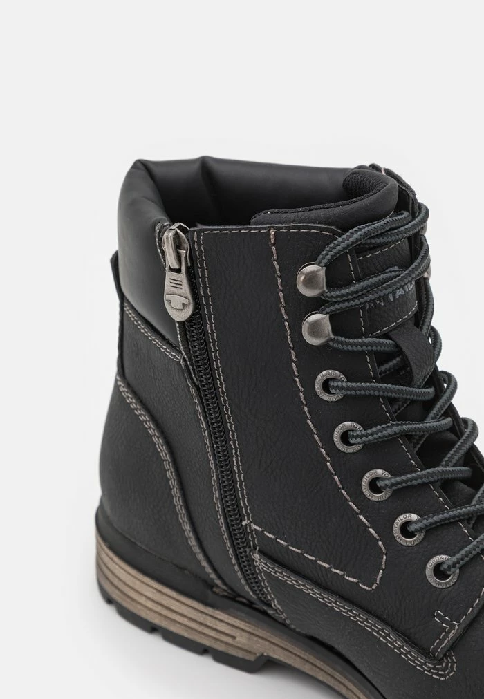 TOM TAILOR Lace-up Ankle Boots - Black 8 TOM TAILOR Lace-up Ankle Boots - Black - Image 6