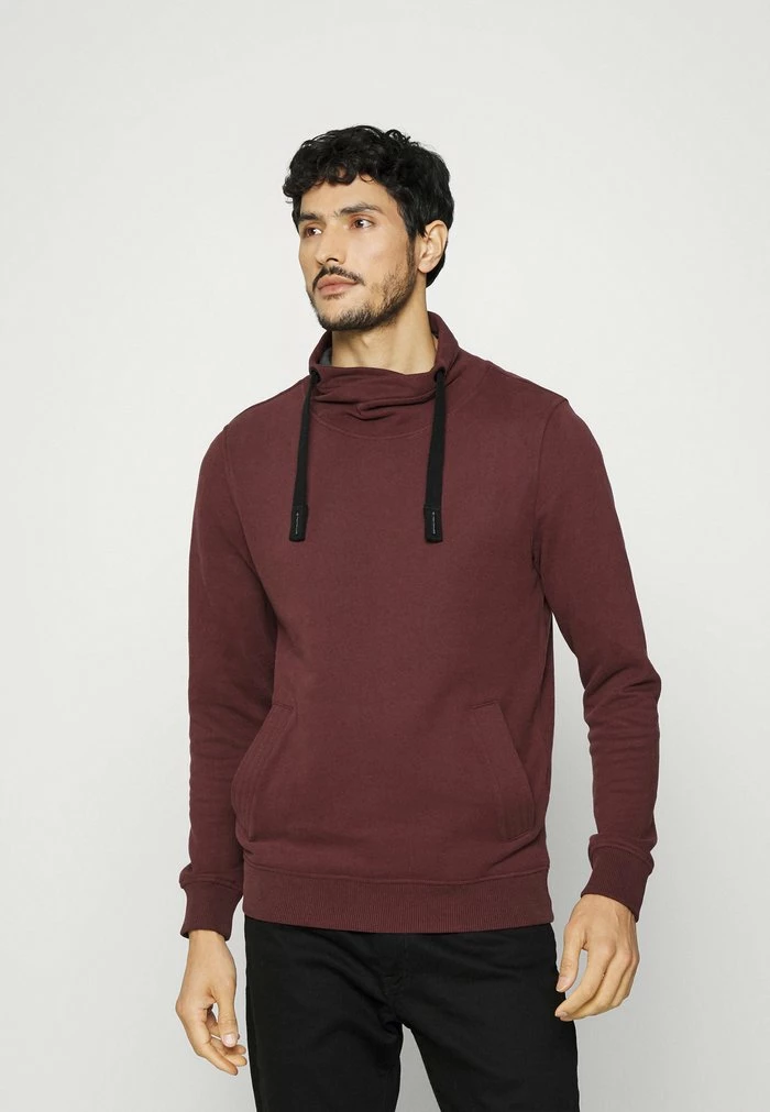 TOM TAILOR SNOOD - Sweatshirt - Decadent Bordeaux 3 TOM TAILOR SNOOD - Sweatshirt - Decadent Bordeaux