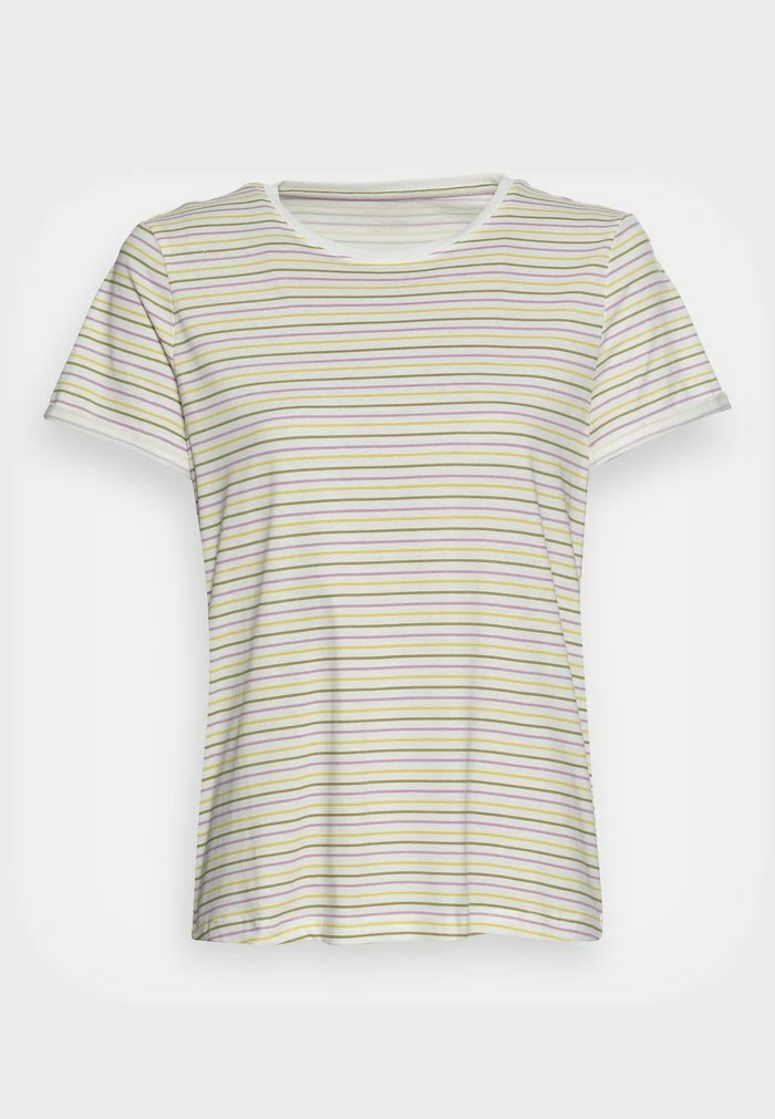 TOM TAILOR CREW NECK - Print T-shirt - Multicolor Stripe 6 TOM TAILOR CREW NECK - Print T-shirt - Multicolor Stripe - Image 4