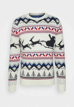 TOM TAILOR CHRISTMAS - Jumper - White -TOM TAILOR online store 764a46abd65f4299b52af27101725c28