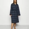 TOM TAILOR WELLNESS KIMONO BATHROBE - Dressing Gown - Navy -TOM TAILOR online store 771aaddcd49b4022baae7d26b994a0cf