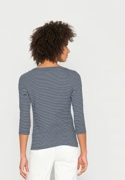 TOM TAILOR LONGSLEEVE STRIPED - Long Sleeved Top - Navy 9 TOM TAILOR LONGSLEEVE STRIPED - Long Sleeved Top - Navy -TOM TAILOR online store 783bb561449d4491ac9fec8adcad1a73