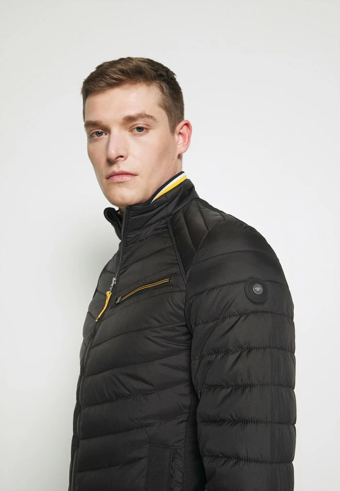 TOM TAILOR HYBRID JACKET - Light Jacket - Black 6 TOM TAILOR HYBRID JACKET - Light Jacket - Black - Image 4