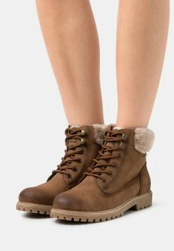 TOM TAILOR Winter Boots - Whisky