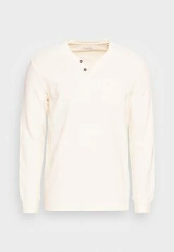 TOM TAILOR STRUCTURED SERAFINO LONGSLEEVE - Long Sleeved Top - Soft Buttercream 10 TOM TAILOR STRUCTURED SERAFINO LONGSLEEVE - Long Sleeved Top - Soft Buttercream -TOM TAILOR online store 790e485e26c6456a9def127254dd4fa2