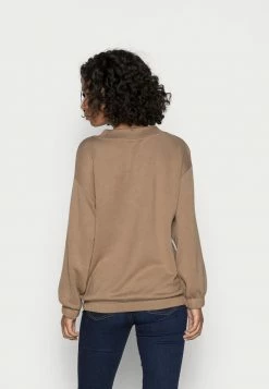 TOM TAILOR V-NECK - Sweatshirt - Dark Sepia -TOM TAILOR online store 7970e08a6cd14a3798fc4e3b98176ae8