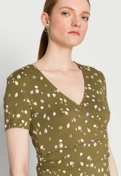 TOM TAILOR PRINTED DRESS - Jersey Dress - Olive Small Floral Design 11 TOM TAILOR PRINTED DRESS - Jersey Dress - Olive Small Floral Design -TOM TAILOR online store 7c4d49b0ff07455182505b5ed8961896
