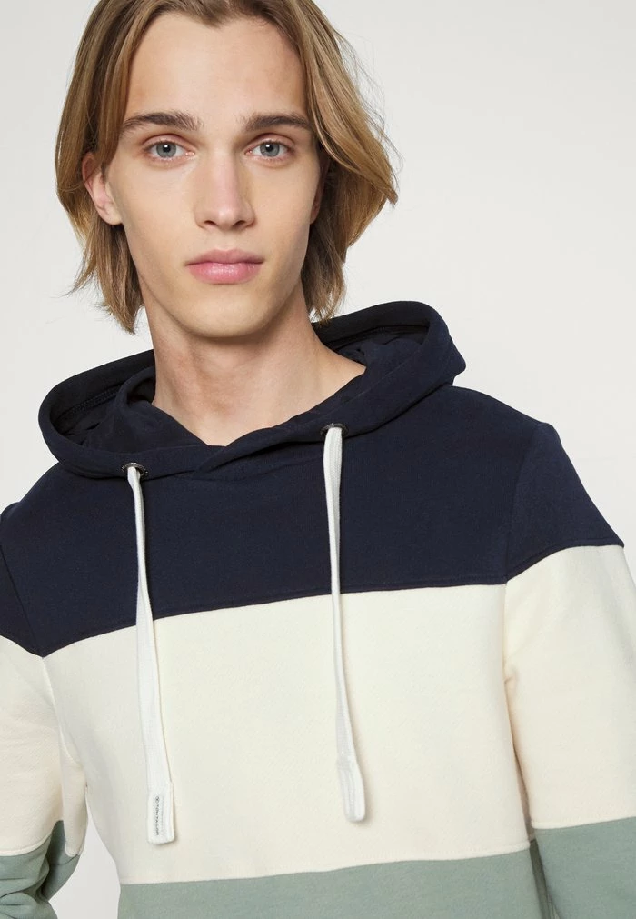 TOM TAILOR CUTLINE HOODIE - Hoodie - Soft Butter Cream 3 TOM TAILOR CUTLINE HOODIE - Hoodie - Soft Butter Cream