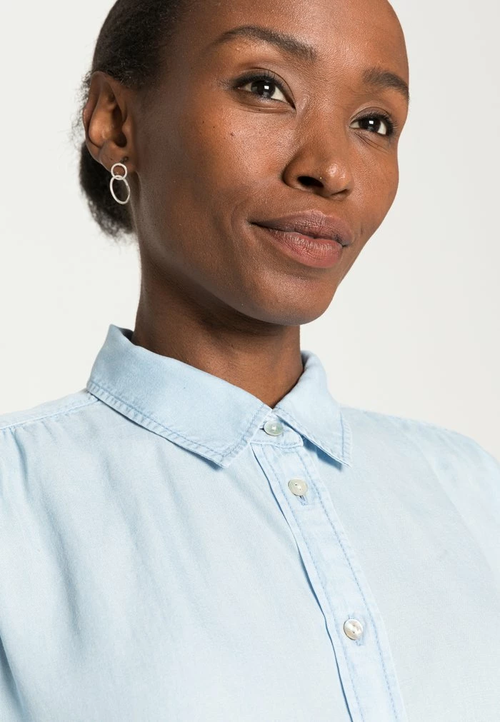 TOM TAILOR BLOUSE - Button-down Blouse - Blue Denim 7 TOM TAILOR BLOUSE - Button-down Blouse - Blue Denim - Image 5