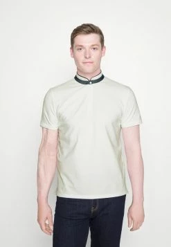 TOM TAILOR MAO COLLAR - Basic T-shirt - Off White
