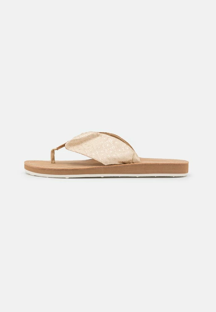 TOM TAILOR T-bar Sandals - Beige/light Gold 4 TOM TAILOR T-bar Sandals - Beige/light Gold - Image 2