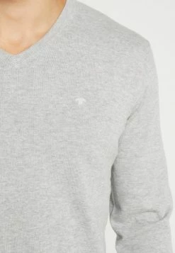 TOM TAILOR BASIC V NECK - Jumper - Light Soft Grey Melange 13 TOM TAILOR BASIC V NECK - Jumper - Light Soft Grey Melange -TOM TAILOR online store 8142226787094f81bba1ce02665f6712