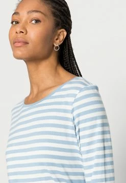 TOM TAILOR STRIPED - Long Sleeved Top - Blue/offwhite 11 TOM TAILOR STRIPED - Long Sleeved Top - Blue/offwhite -TOM TAILOR online store 81a82e35f981416ebe1deac627fb0485