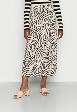 TOM TAILOR SKIRT VOLANT FEMININE - A-line Skirt - Beige