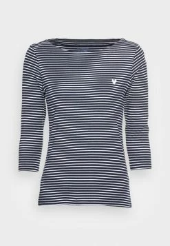 TOM TAILOR LONGSLEEVE STRIPED - Long Sleeved Top - Navy 10 TOM TAILOR LONGSLEEVE STRIPED - Long Sleeved Top - Navy -TOM TAILOR online store 81ebcf5de498483b92bbac65f2d7a128