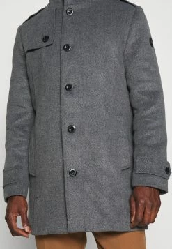 TOM TAILOR COAT 2 IN 1 - Short Coat - Mid Grey -TOM TAILOR online store 82b1940005dc469498e8205fc9d00857