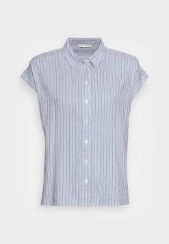 TOM TAILOR BLOUSE STRIPED STRUCTURE - Blouse - Faded Blue Thin Stripes 10 TOM TAILOR BLOUSE STRIPED STRUCTURE - Blouse - Faded Blue Thin Stripes -TOM TAILOR online store 83e3630fbdb640ada2260059fd8c3661