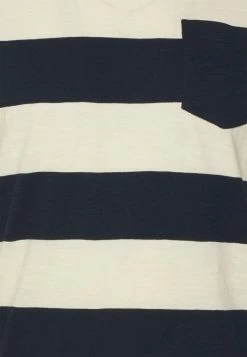 TOM TAILOR SLUB - Basic T-shirt - Navy Cream 7 TOM TAILOR SLUB - Basic T-shirt - Navy Cream -TOM TAILOR online store 8482ef6decdd4e3c8c0fd5c45d9c3845