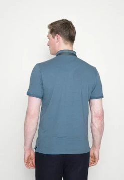 TOM TAILOR MAO COLLAR - Basic T-shirt - China Blue -TOM TAILOR online store 8532948acf2640f486c6a69f85b05e91