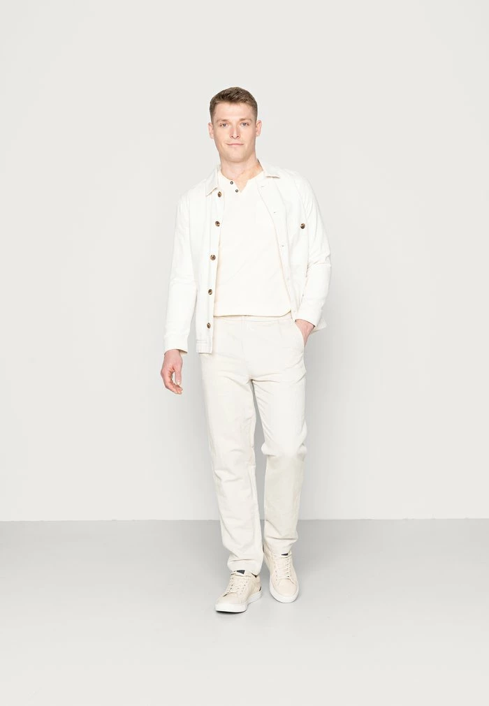 TOM TAILOR STRUCTURED SERAFINO LONGSLEEVE - Long Sleeved Top - Soft Buttercream 4 TOM TAILOR STRUCTURED SERAFINO LONGSLEEVE - Long Sleeved Top - Soft Buttercream - Image 2