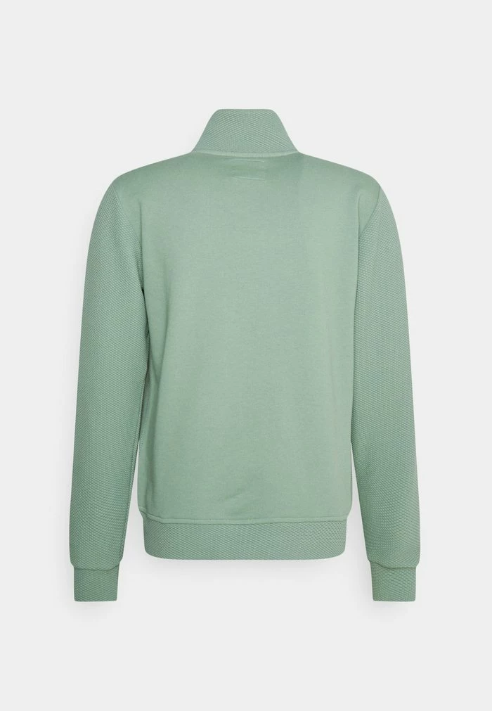 TOM TAILOR STRUCTURED JACKET - Zip-up Sweatshirt - Dark Smoke Green 4 TOM TAILOR STRUCTURED JACKET - Zip-up Sweatshirt - Dark Smoke Green - Image 2