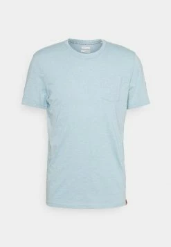TOM TAILOR GRINDLE CREWNECK - Basic T-shirt - Calm Cloud Blue Grindle -TOM TAILOR online store 858c449e2dd4489493dca3d62ee720b8