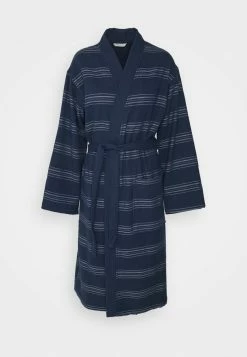 TOM TAILOR WELLNESS KIMONO BATHROBE - Dressing Gown - Navy 10 TOM TAILOR WELLNESS KIMONO BATHROBE - Dressing Gown - Navy -TOM TAILOR online store 85be1e61dd2642349235d2cd80bcae99