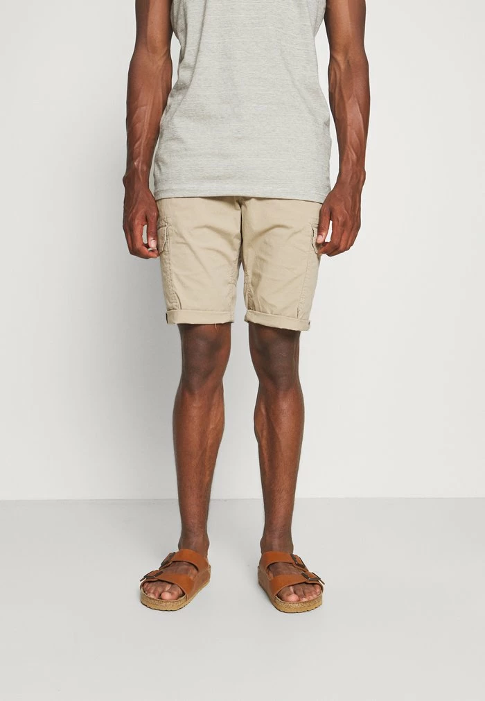 TOM TAILOR LIGHTWEIGHT CARGO - Shorts - Chinchilla 3 TOM TAILOR LIGHTWEIGHT CARGO - Shorts - Chinchilla