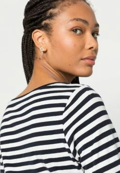 TOM TAILOR STRIPED - Long Sleeved Top - Navy -TOM TAILOR online store 862fdb7a273548b9b387d8227eb9401d