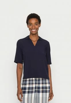 TOM TAILOR BLOUSE MODERN SHAPE - Blouse - Navy Midnight Blue