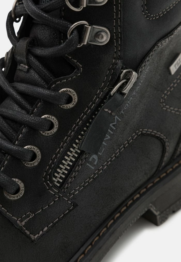 TOM TAILOR Lace-up Ankle Boots - Black 8 TOM TAILOR Lace-up Ankle Boots - Black - Image 6