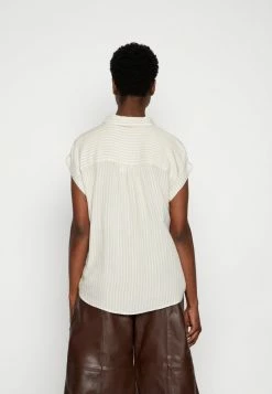 TOM TAILOR Button-down Blouse - Beige White -TOM TAILOR online store 88428a2a811544849fefb7e5b8d6030a