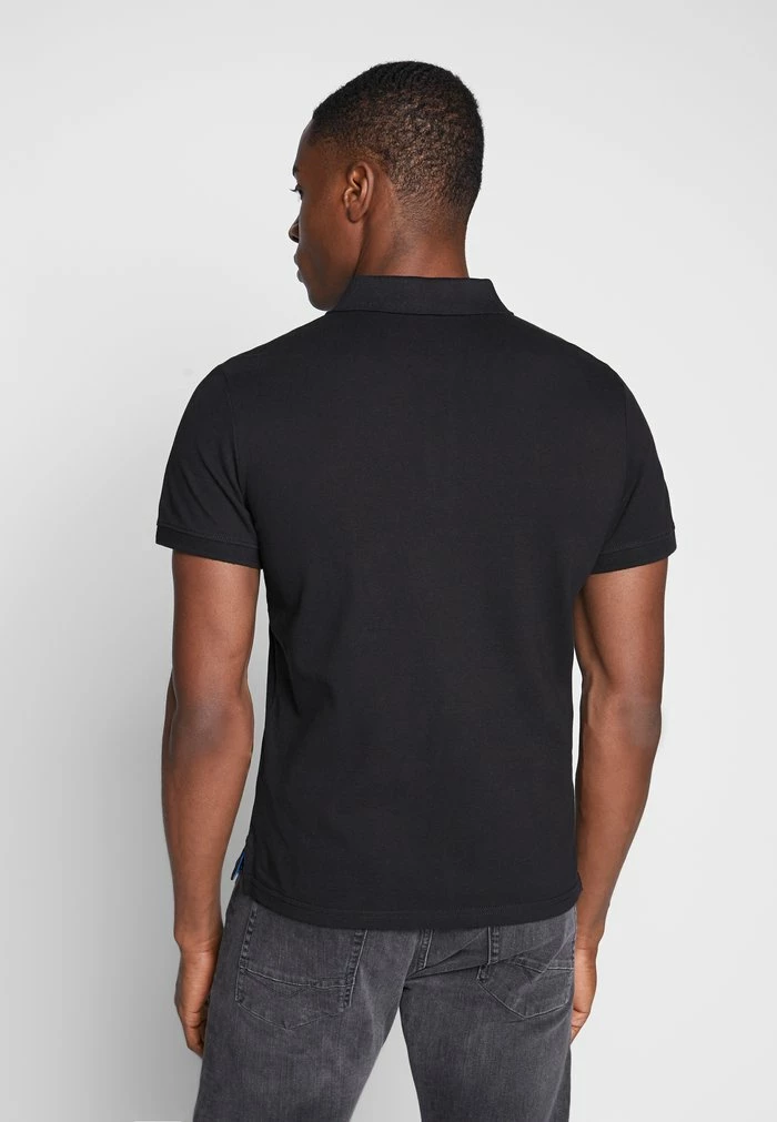TOM TAILOR BASIC - Polo Shirt - Black 5 TOM TAILOR BASIC - Polo Shirt - Black - Image 3