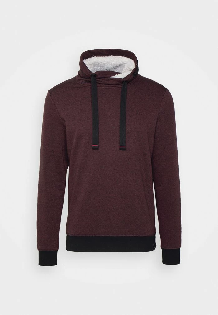 TOM TAILOR SNOOD GRINDLE - Sweatshirt - Black/bordeaux Grindle 6 TOM TAILOR SNOOD GRINDLE - Sweatshirt - Black/bordeaux Grindle - Image 4